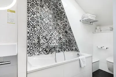 Salle de bains dans l'établissement Courcelles Médéric