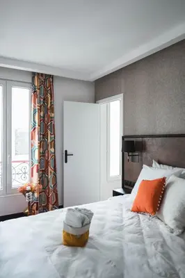 Un ou plusieurs lits dans un hébergement de l'établissement La Maison Montparnasse