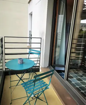 Balcon ou terrasse dans l'établissement Residhome Asnieres