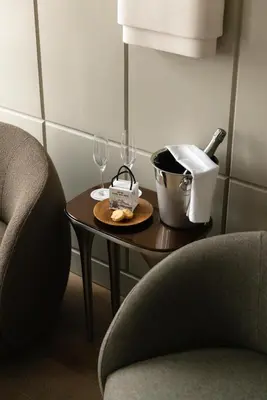 Coin salon dans l'établissement Hôtel Dame des Arts