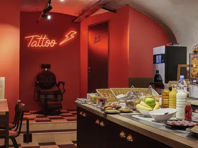 Nourriture dans l'hôtel ou à proximité