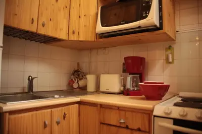 Cuisine ou kitchenette dans l'établissement Saint Michel Notre Dame