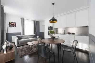 Cuisine ou kitchenette dans l'établissement Black Pearl