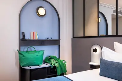 Un ou plusieurs lits dans un hébergement de l'établissement Hôtel de France Gare de Lyon Bastille