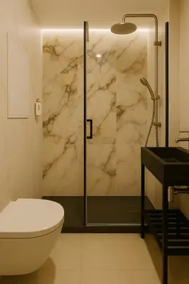 Salle de bains dans l'établissement Grand Tonic hôtel & SPA Paris