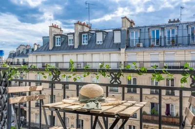 Balcon ou terrasse dans l'établissement Yuna Les Halles - Serviced Apartments