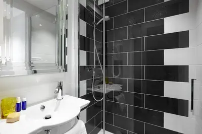 Salle de bains dans l'établissement Hotel Miramar