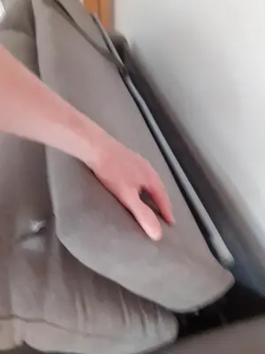 Coin salon dans l'établissement Appartement Petroff