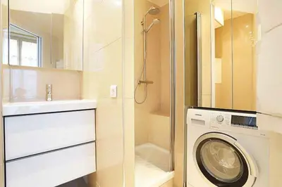 Salle de bains dans l'établissement Residence central marais