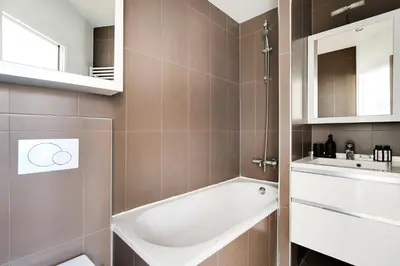Salle de bains dans l'établissement Residence central marais