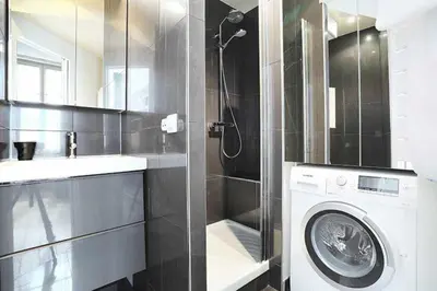 Salle de bains dans l'établissement Residence central marais