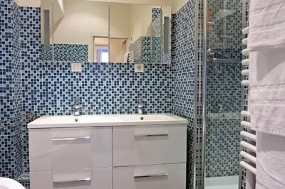 Salle de bains dans l'établissement Loft Vinaigriers République