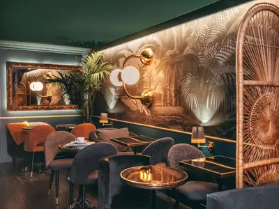 Coin salon dans l'établissement Snob Hotel