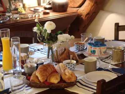 Nourriture dans le B&B/chambre d'hôtes ou à proximité