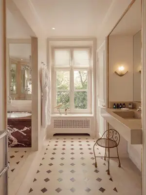 Un ou plusieurs lits dans un hébergement de l'établissement Hôtel Particulier Montmartre