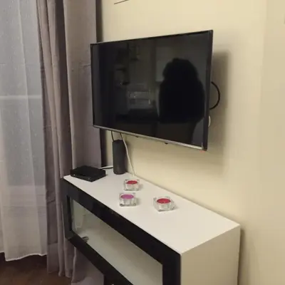 Télévision ou salle de divertissement dans l'établissement Appartement dans Le Marais