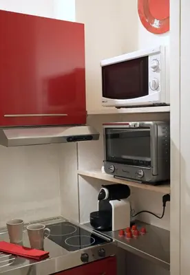 Cuisine ou kitchenette dans l'établissement Apartment Bac St. Germain