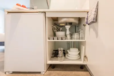 Cuisine ou kitchenette dans l'établissement WS Mouffetard - Panthéon