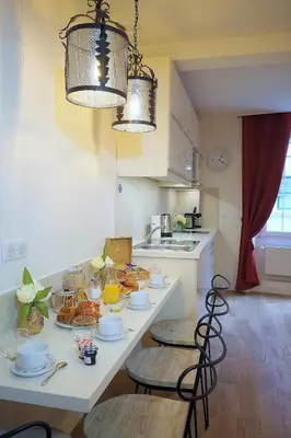 Nourriture dans l'appartement ou à proximité