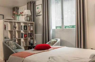 Un ou plusieurs lits dans un hébergement de l'établissement Le Studio 1517