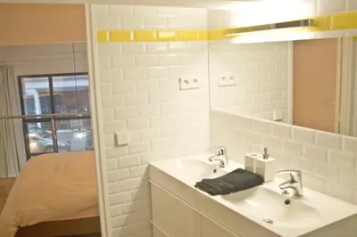 Salle de bains dans l'établissement Chez vous - Marguerite et Emile