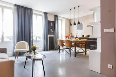 Coin salon dans l'établissement Le Gourmet du Marais