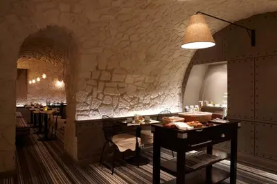 Coin salon dans l'établissement Hôtel Thérèse