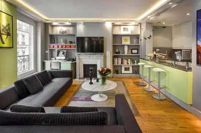 Cuisine ou kitchenette dans l'établissement Faubourg Chic