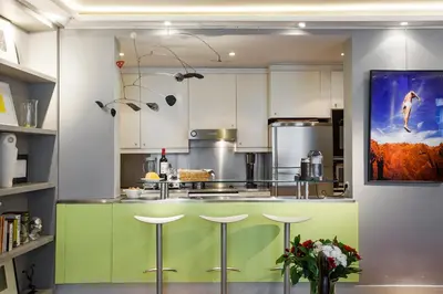 Cuisine ou kitchenette dans l'établissement Faubourg Chic