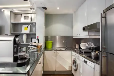 Cuisine ou kitchenette dans l'établissement Faubourg Chic