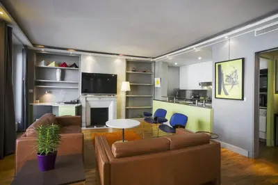 Cuisine ou kitchenette dans l'établissement Faubourg Chic