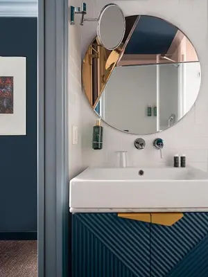 Salle de bains dans l'établissement Bob Hotel
