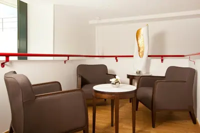 Coin salon dans l'établissement Residhome Paris Rosa Parks