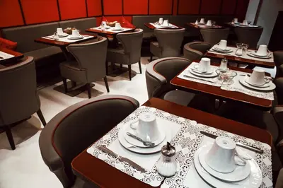 Restaurant ou autre lieu de restauration dans l'établissement Arcadie Montparnasse