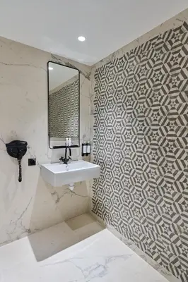 Salle de bains dans l'établissement Madrigal