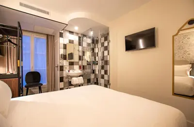 Un ou plusieurs lits dans un hébergement de l'établissement ELSA, Hôtel Paris
