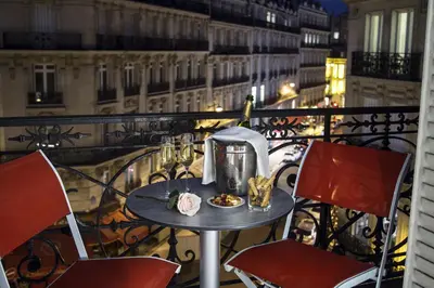 Balcon ou terrasse dans l'établissement Vestay George V