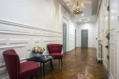 Coin salon dans l'établissement Vestay George V
