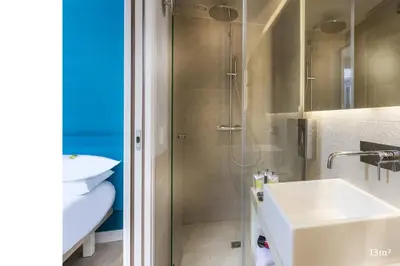 Salle de bains dans l'établissement Hotel Andréa