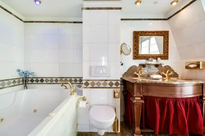 Salle de bains dans l'établissement La Villa Royale