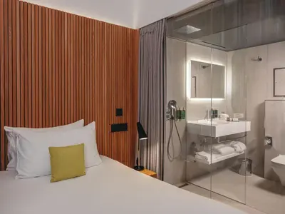 Salle de bains dans l'établissement Drawing Hotel
