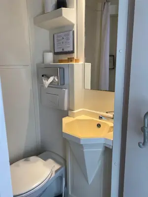 Salle de bains dans l'établissement Hotel Le Richemont