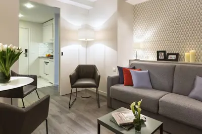 Cuisine ou kitchenette dans l'établissement Citadines Montmartre Paris
