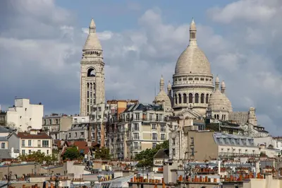 Vue générale sur Paris ou vue de la ville depuis l'appart'hôtel