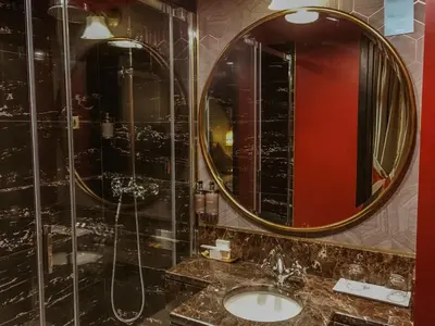 Salle de bains dans l'établissement Maison Nabis by HappyCulture