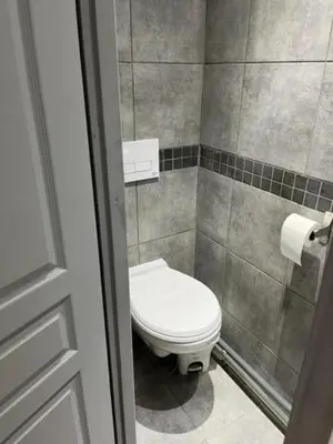 Salle de bains dans l'établissement Hotel Luna Park