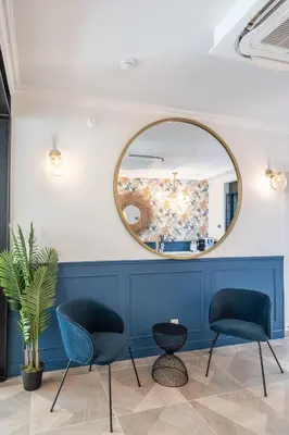 Coin salon dans l'établissement District Nation