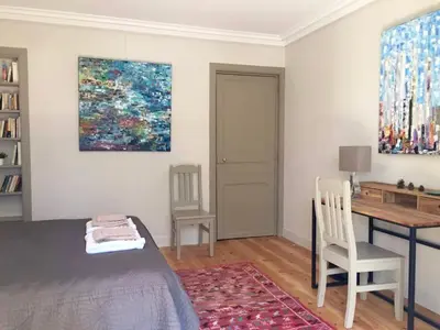 Un ou plusieurs lits dans un hébergement de l'établissement 1 Square du Docteur Blanche - Paris 16