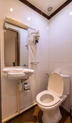 Salle de bains dans l'établissement Hotel Aix Europe