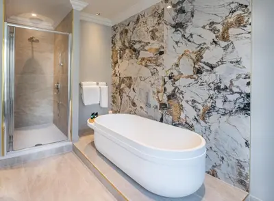 Salle de bains dans l'établissement Hôtel Elysia by Inwood Hotels